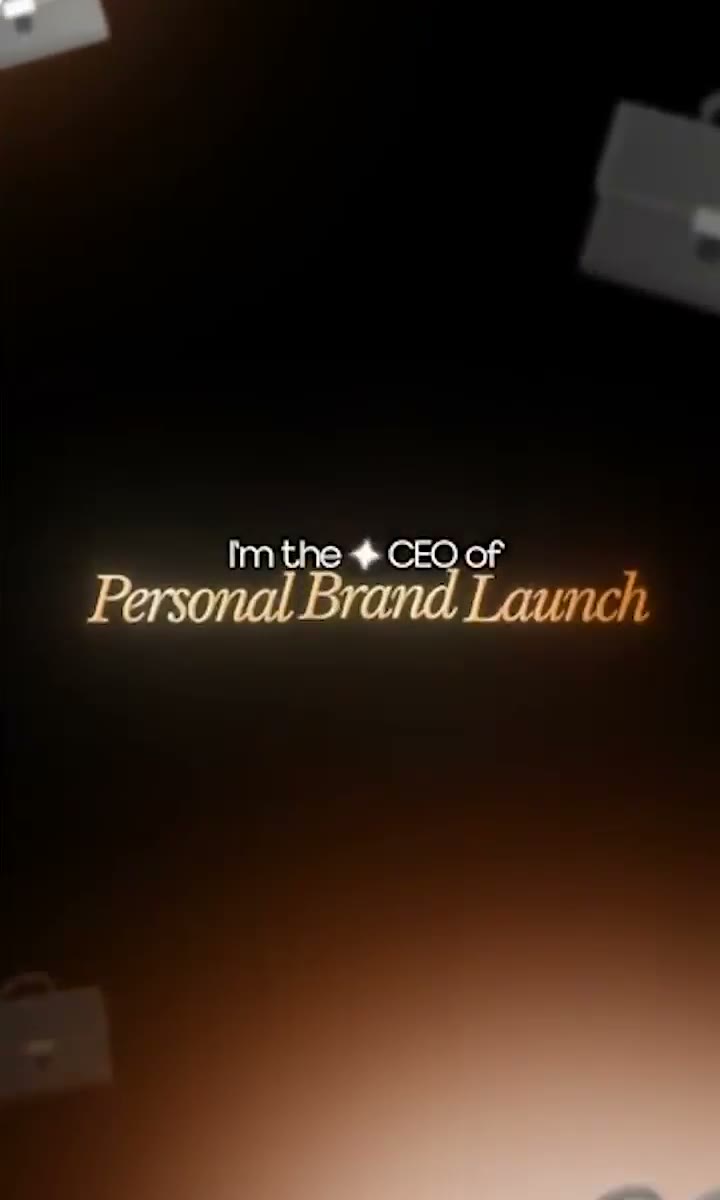 Personal-brand UGC ad with animated text callouts