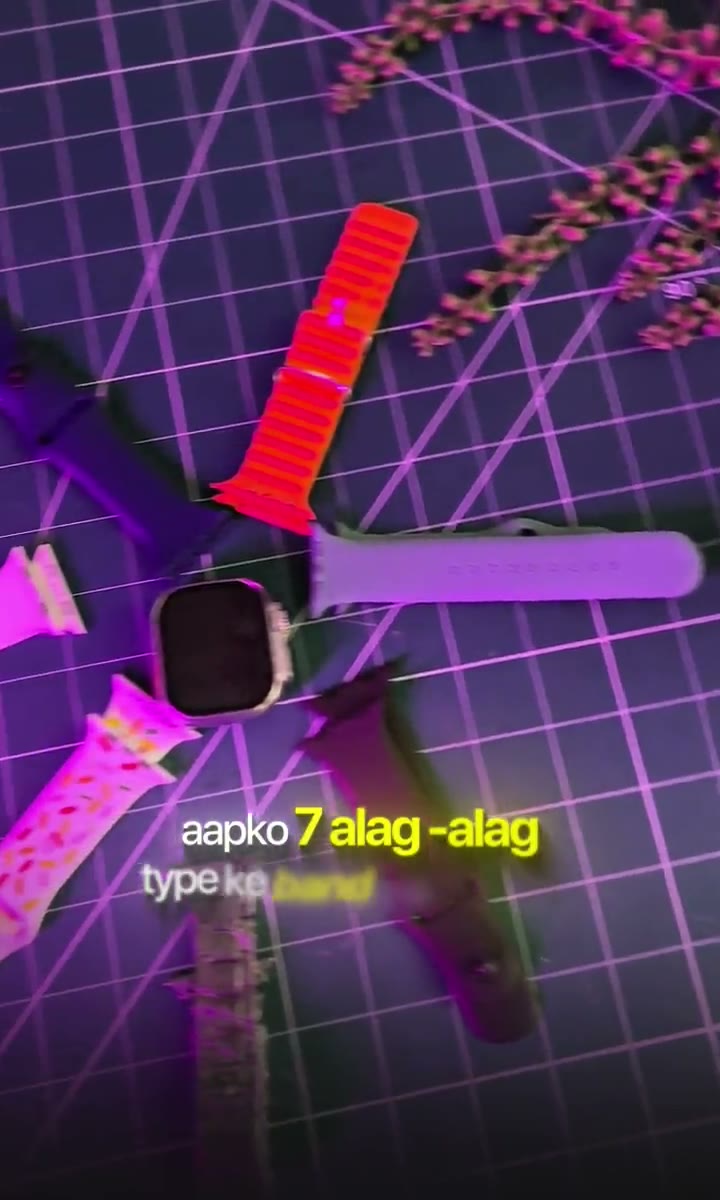 3D smartwatch product motion-graphics ad