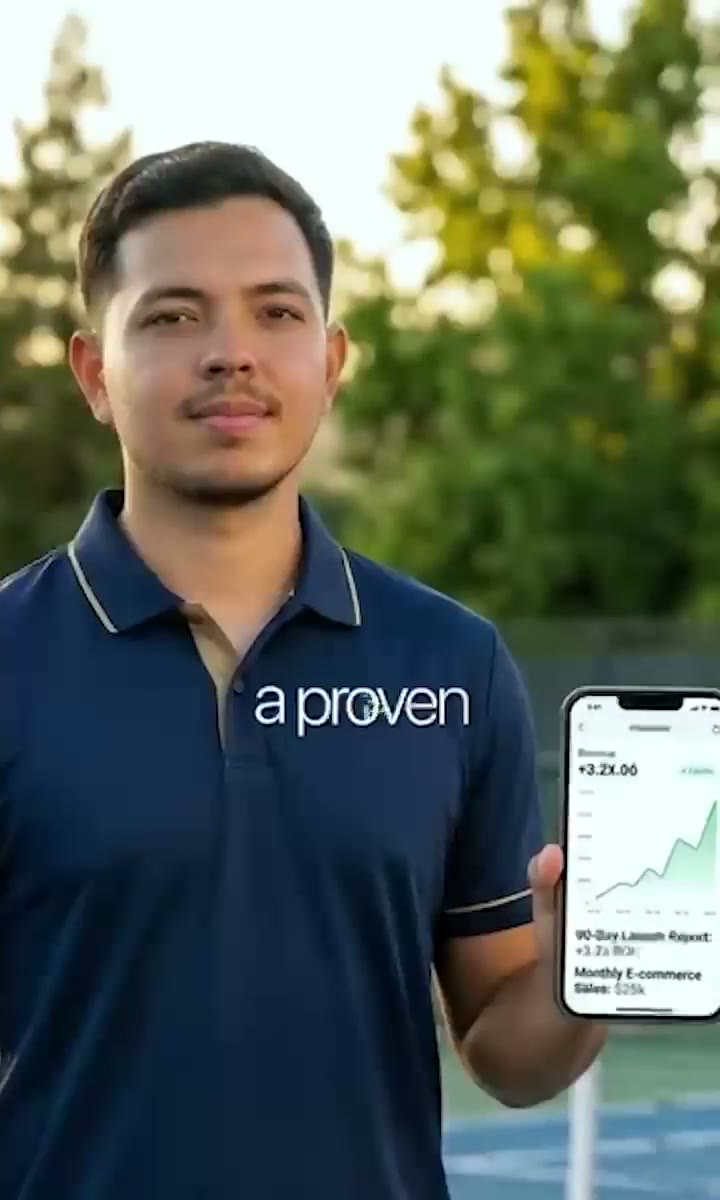 UGC ad with animated social-comment overlays