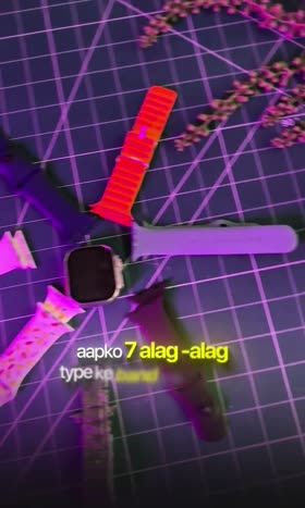 3D smartwatch product motion-graphics ad